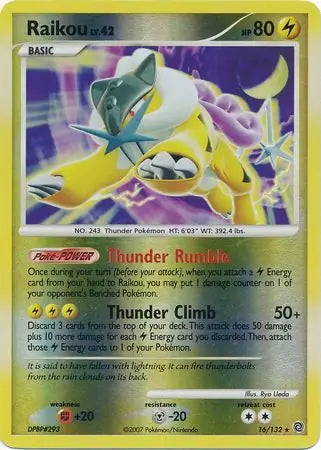 Secret Wonders Raikou #16/132 reverse holo